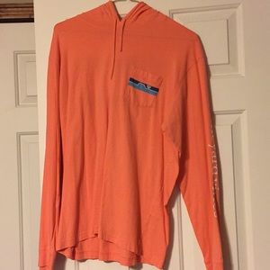 Vineyard Vines hooded whale shirt
